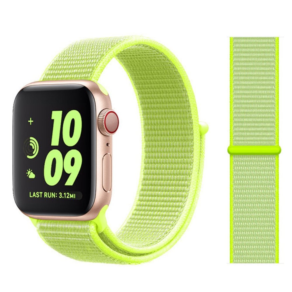 NEW [BAND]  Flash Light Green Strap Loop For Apple Watch